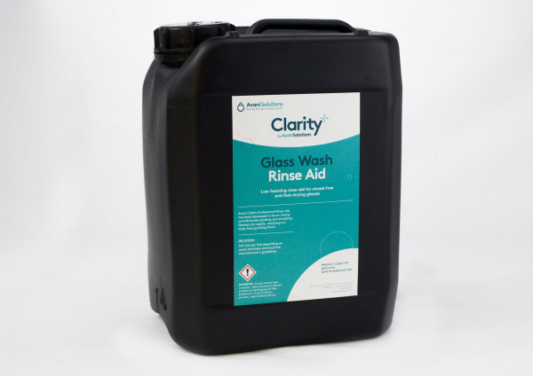 CLARITY Glasswasher Acidic Rinse Aid 2 x 6 Litre